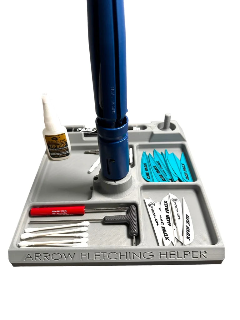 Arrow Fletching Helper for E-Z Fletch Pro Jig - Precision Fletching Made Easy