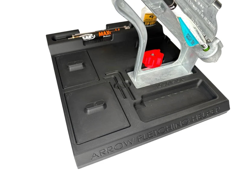 Arrow Fletching Helper 2.0 (BLACK) for Bitzenburger Jig