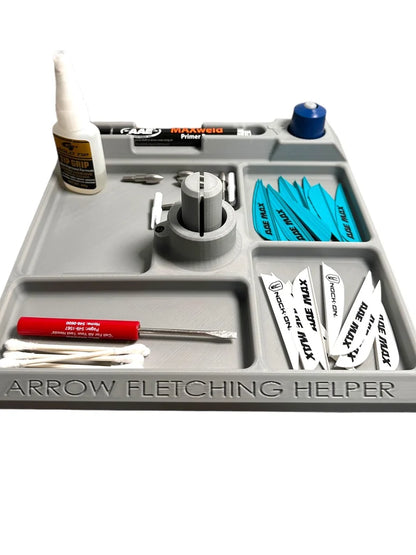 Arrow Fletching Helper for E-Z Fletch Pro Jig - Precision Fletching Made Easy
