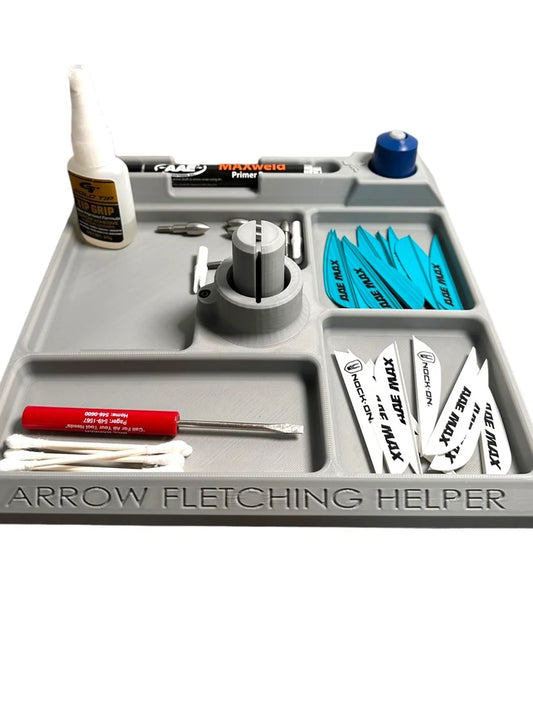 Arrow Fletching Helper for E-Z Fletch Pro Jig - Precision Fletching Made Easy