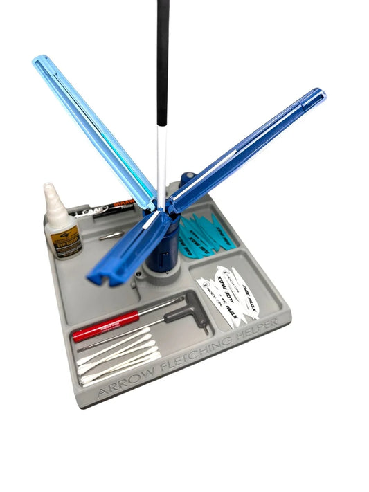 Arrow Fletching Helper for E-Z Fletch Pro Jig - Precision Fletching Made Easy