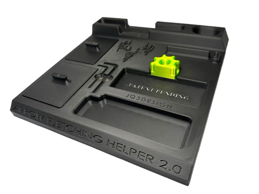 Arrow Fletching Helper 2.0 (BLACK) for Bitzenburger Jig